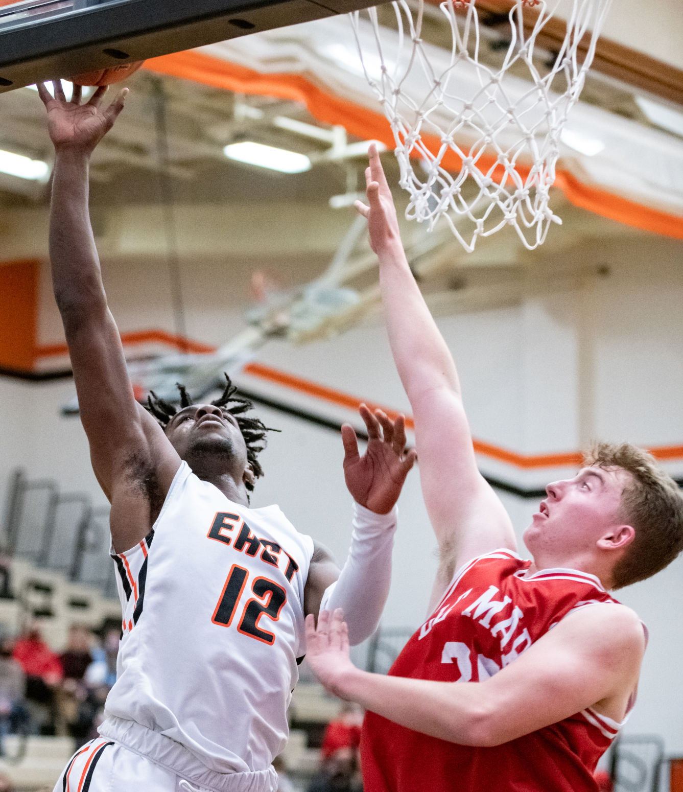 East vs Le Mars basketball
